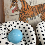 1960s Framed Tibetan tiger painting