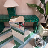 1970s mirrored plinth