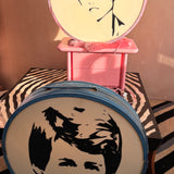 Rare 1960s Italian illuminated hair salon floor lamps (sold separately)