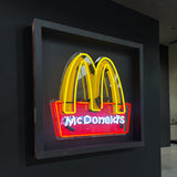 1990s Box framed Neon McDonald’s sign