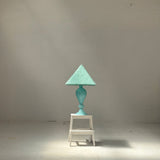 1960s turquoise Murano table lamp