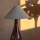 Large swirl Murano lamp sighed Seguso to the base C.1970 (two available)