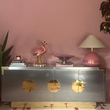 1970s Paul Evans steel and brass sideboard.