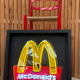 1990s Box framed Neon McDonald’s sign