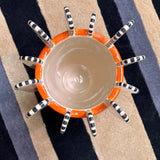 1990s Signed decorative vase by Ronzan Turin