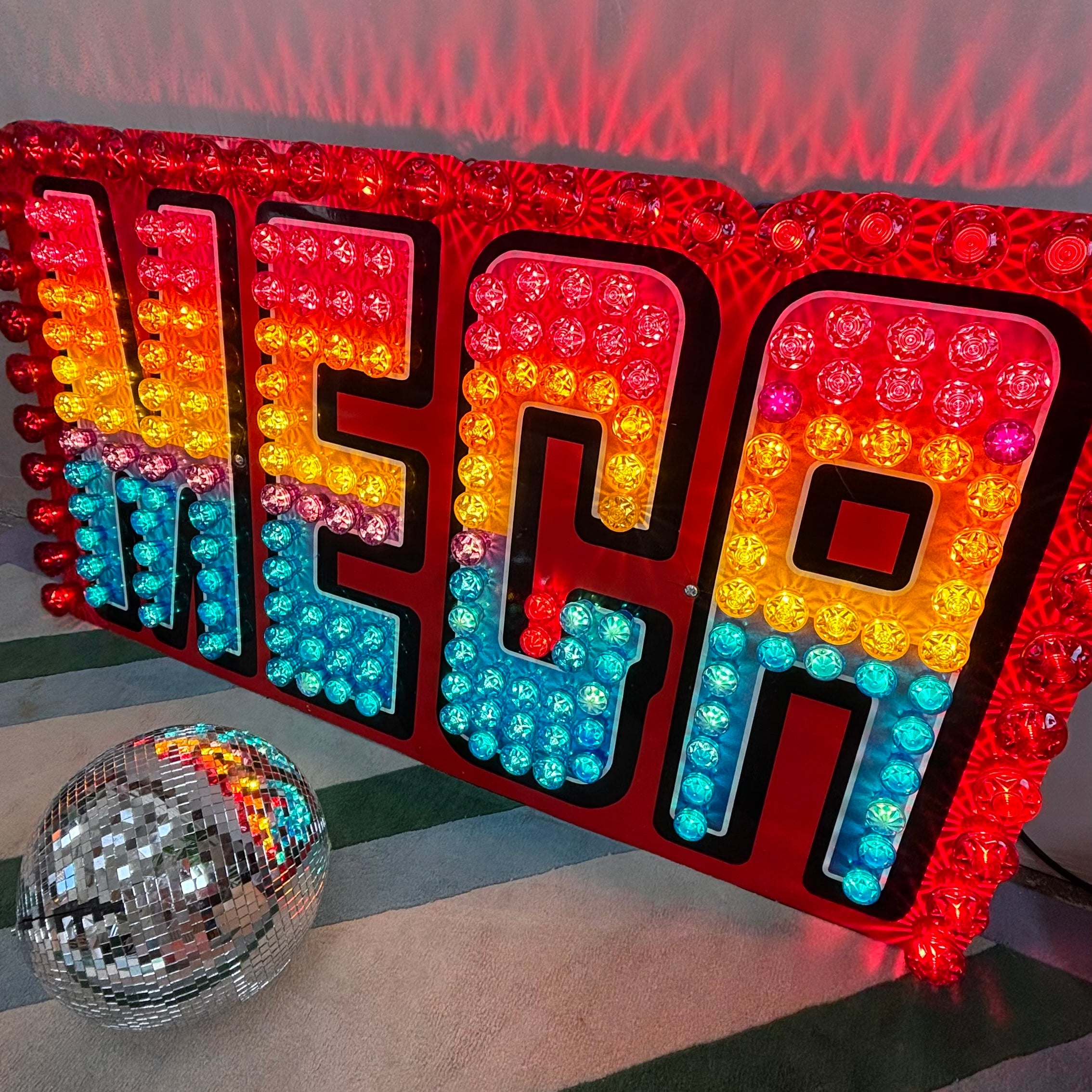 Vintage fairground mega light 