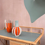 1990s Signed decorative vase by Ronzan Turin