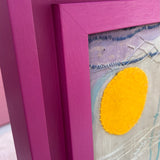 Rome, 1972. Silk framed tapestry