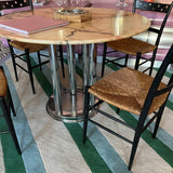 Italian 1970s pink marble dining table