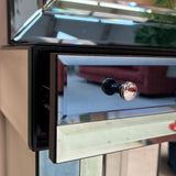 Italian blue and green mirrored console table (mirror sold separately)