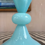 1960s turquoise Murano table lamp