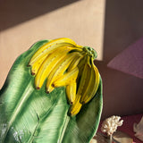 1980s Italian ceramic banana serving bowl