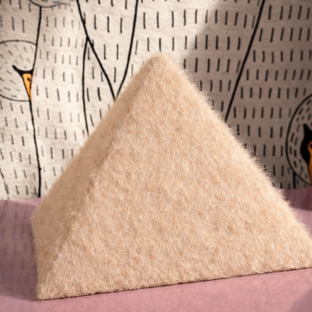 ‘POINTE’ Luxury Mohair lampshades by Lia Briamonte