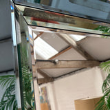Large Italian blue & green mirror (console sold separately?