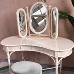 Italian vanity table and stool 