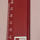 Giant German 1970s 7ft red ruler