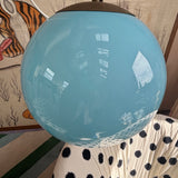 1970s Blue Murano pendant light