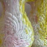 Pair of 19th century Legras tulip vases ~ Soleil