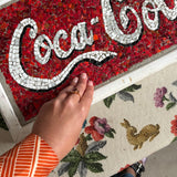 1960s Italian mosaic Coca-Cola panel