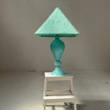 1960s turquoise Murano table lamp