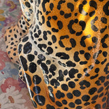 Italian 1970s large leopard lamp