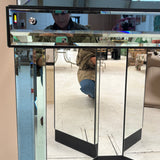 Italian blue and green mirrored console table (mirror sold separately)