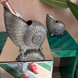 1970s signed Giovanni Patrini Pewter Nautilus Shell champagne Cooler...