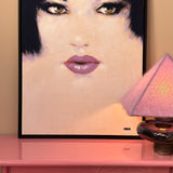 Luigi Rocca ‘Valentina’ Turin 1990 large framed painting
