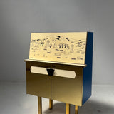 1950s Italian freestanding drinks cabinet