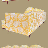 1970s Milo Baughman yellow Palm Springs sofa