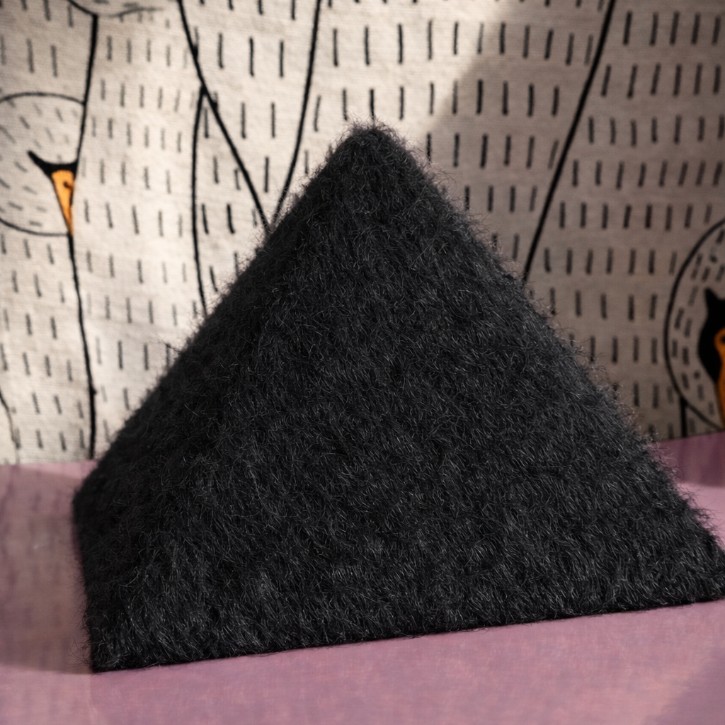 ‘POINTE’ Luxury Mohair lampshades by Lia Briamonte