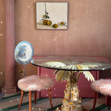 Italian 1970s Palm base dining table