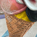 Large 1960s ice cream statue from Southend pier