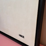 Luigi Rocca ‘Valentina’ Turin 1990 large framed painting