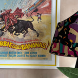 1980s luxury framed ‘Herbie goes bananas’ original movie poster licensed to Walt Disney