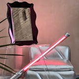 Large rare shatter proof pink neon light c.1960 by Heyes, UK Made