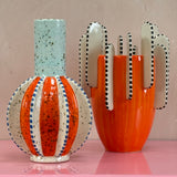 1990s Signed decorative vase by Ronzan Turin