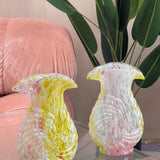 Pair of 19th century Legras tulip vases ~ Soleil