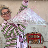 La Murrina Murano signed pink pendant light