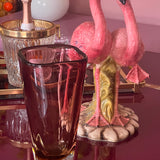 Large Murano ombre plum/amber vase C.1970