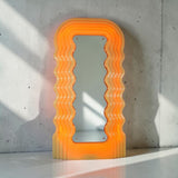 Rare first edition 1970s Ultra Fragola mirror by Ettore Sotsass