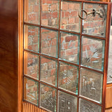 1950s mirrored Osvaldo Borsani light up drinks cabinet