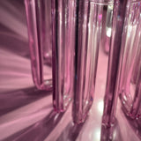Beautiful Italian Lilac lucite chandelier C.1970