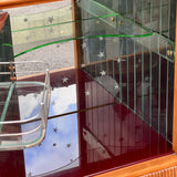 1950s mirrored Osvaldo Borsani light up drinks cabinet