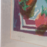 Watercolour ‘irises’  1980s