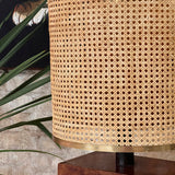 Large burr wood lamp by Dior home 1980s
