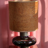 Italian 1960s petrol coloured lamp