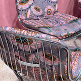 4 Radiofreccia Chairs by Gastone Rinaldi recovered in Klaus Haapaniemi linen (price per chair)