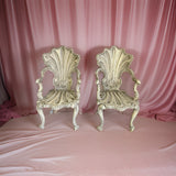 Venetian 19th century grotto chair (two available)