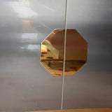 1970s Paul Evans steel and brass sideboard.